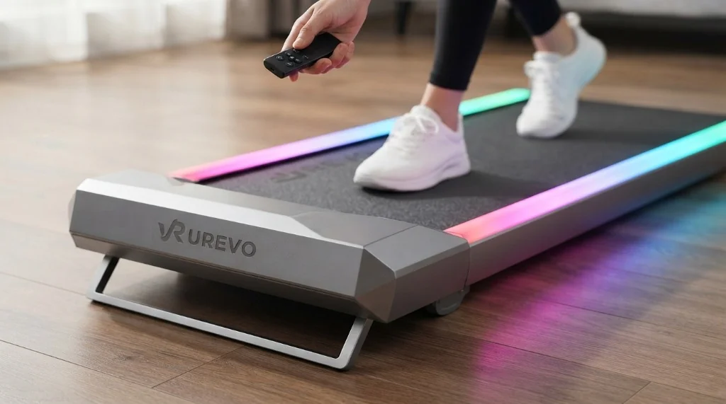 UREVO CyberPad smartes Schreibtisch-Walking-Pad mit 14 Prozent Steigung bürstenloser Motor